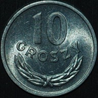 10 groszy 1966 - menniczy egzemplarz