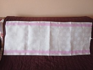 Duży lniany ręcznik kuchenny z okresu PRL - 120cm x 45 cm !