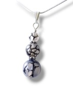 AW73 Wisiorek/zawieszka kamienie AGAT WĘŻOWY