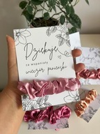 Podziękowanie podziękowania wieczór panieński dla gości scrunchie