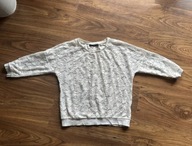 Biała bluzka sweterek miły materiał atmosphere 38