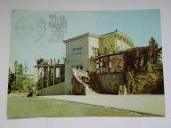 KRYNICA stacja kolejki i kawiarnia na Górze Parkowej pocztówka z lat 60-t
