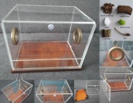 Terrarium dla pająków, świerszczy, patyczaków. ZESTAW startowy- II GATUNEK