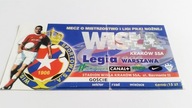 bilet WISŁA Kraków - LEGIA Warszawa 12.11.2000