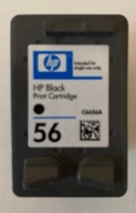 HP WKŁAD TUSZ 56 BLACK C6656A ORYGINAŁ PUSTY