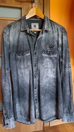 RELAY Koszula jeans przecierana dekatyzowana rozm L/XL