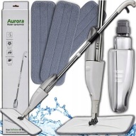 MOP PŁASKI ZE SPRYSKIWACZEM + 2x WKŁADY MIKROFIBRA DŁUGI 120cm 350ml MOCNY