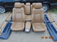 BMW E65 FOTEL FOTELE KANAPA BOCZKI SKÓRA BRĄZ ELEKTRYCZNE EUROPA