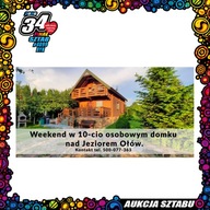 Weekend w 10-osobowym domu nad Jeziorem Ołów w Rynie na Mazurach