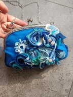 Elegancka torebka wykonana na szydełku - handmade boho rękodzieło