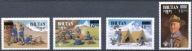 Bhutan 1985 Znaczki 899-902 ** harcerstwo góry Himalaje
