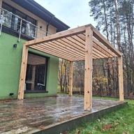 Nowoczesna pergola ogrodowa