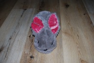 pluszak maskotka zając króliczek szary