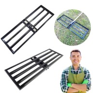 RĘCZNY NIWELATOR TERENU DO TRAWNIKA RÓWNIARKA GRABIE METALOWE ROZGARNIARKA