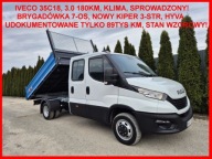 Iveco 35C18 3.0 180KM Brygadowka Doka Wywrotka Kiper 3-str tylko 89tys Kli