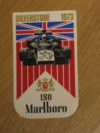 MARLBORO ISO SILVERSTONE Wielka Brytania 1973 FORMUŁA1 BOLID oryg. naklejka