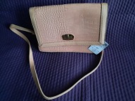 Torebka różowa damska wężowa Sinsay