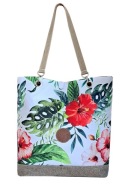 Torebka shopper HABILE design bag w kwiaty