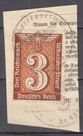 1941 DR znaczek skarbowy 3 marki