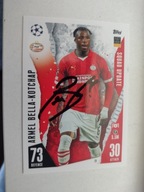 Karta topps matach autograf PSV Eindhoven Armel Bella-Kotchap Europa League