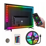 Taśma LED 5050 RGB 5 m USB do telewizora z pilotem i aplikacją