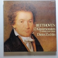 Beethoven, Dieter Zechlin – 12 Klaviersonaten, Box 4 LP, Parnass