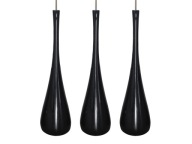 Zestaw 3 lamp wiszących VIBIA JAZZ - łezka czarna model 1337 (III)