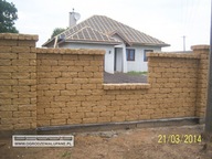 Cegła postarzana,ogrodzenia łupane,antyk,ozdobna Combet 20x10x11 Żółty