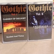 GOTHIC vol. 1 & 2 GARDEN OF DELIGHT, CHASSALLA - MC x 2 Kasety
