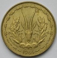 Francuska Afryka Zachodnia 10 franków 1964 - stan 1/2