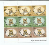 Arkusz znaczków - Gujana wyprzedaż kolekcji 23 /