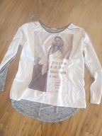 ZARA Super bluzka luzna roz.44