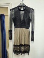 Sukienka koronkowa XS czarna Italy !!!