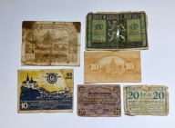 227 - NIEMCY, AUSTRIA - zestaw NOTGELD