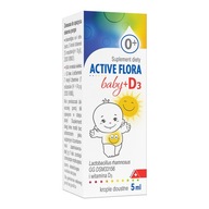 Active Flora Baby D3, krople, 5 ml