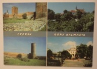 CZERSK - Ruiny zamku. GÓRA KALWARIA - Kościół. Ratusz w Rynku