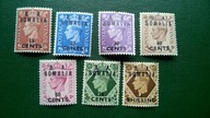 B. A. Somalia ** 7 znaczków KGVI kolonie angielskie brytyjskie