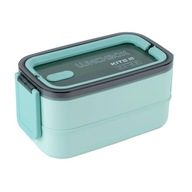 LUNCHBOX ŚNIADANIÓWKA ZE SZTUĆCAMI WKŁADY 2 KOMORY 1400 ML