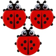 ORGANIZER ŁAZIENKOWY UCHWYTY NA SZCZOTECZKI POJEMNIKI KUBEK WIESZAKI 3 SZT.