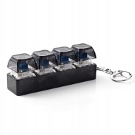 BRELOK KLAWIATURA Mechaniczna CLICKER Antystresowy LED