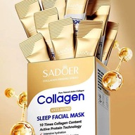 40x Przeciwstarzeniowa Maska 10x Moc Kolagenu na Noc Intensywne Ujędrnienie