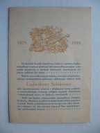 KRAKÓW AKTOR LUDWIK SOLSKI 70 LAT PRACY SCENICZNEJ ZAPROSZENIE 1946