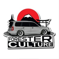 Naklejka Forester Culture Subaru