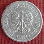 POLSKA - 5 groszy 1961 Al.