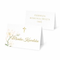 10 szt x WINIETKI na Komunię złote