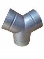 TRÓJNIK WENTYLACYJNY TYPU Y OCYNK FI120 RURA SPIRO