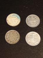 15 KOPIEJEK ZESTAW 4 sztuki //KAŻDY INNY ROK / SREBRO