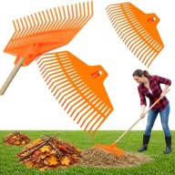 GRABIE OGRODOWE PLASTIKOWE DO TRAWY LIŚCI UNIWERSALNE BEZ TRZONKA LEKKIE