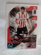 Karta topps match attax autograf PSV Eindhoven Gutierez Chamapions League