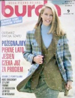 BURDA wrzesień 1992 z wykrojami